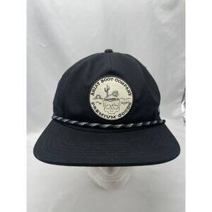 ARIAT Men’s Snap Back Skull Desert Patch Black Cap Rope Hat